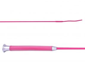 Dressage whip gel Fuchsia 120cm