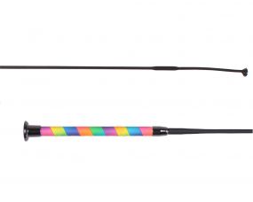 Dressage whip Ombre Rainbow 100cm