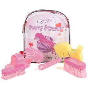 Pony Power grooming backpack Flamingo pink