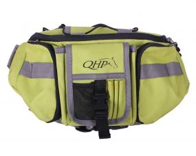Hip bag with braiding kit Lime/Grey