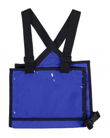 Number bib Cobalt blue