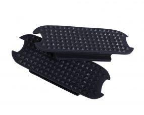 Stirrup pads Color Black 12cm