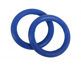 Safety stirrup elastic rings Cobalt blue