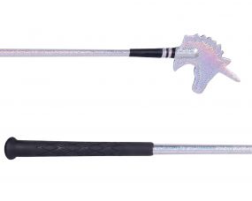 Riding whip Unicorn Glitter 65cm