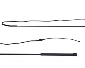Lunging whip divisible Black 1.80m