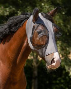 Fly mask Super bug Grey Extra full
