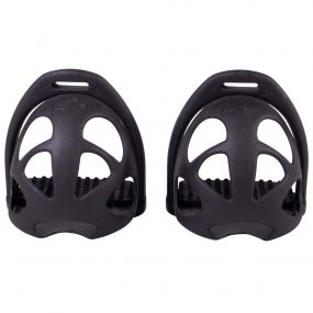 Safety stirrup with toe stopper Black 12cm