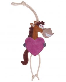 Horse toy Valentine Pink