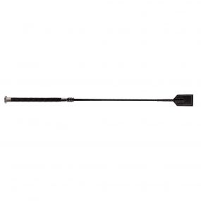 Jumping whip Shine Black 65cm