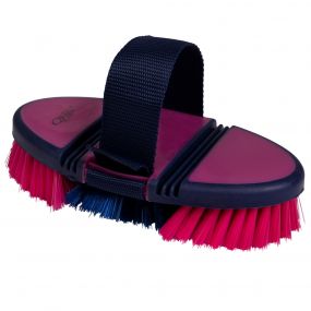 Body brush Flexible Fuchsia/navy