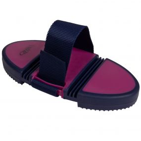 Curry comb Flexible Fuchsia/navy