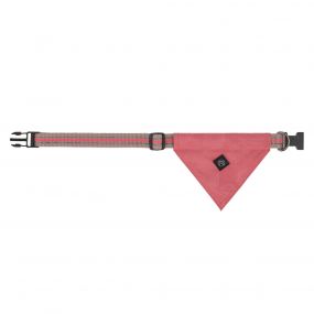 Dog collar with bandana collection Flamingo L