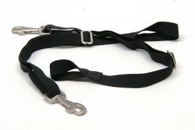 Elasticized leg cords Black