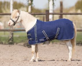 Falabella fleece rug Blue 115