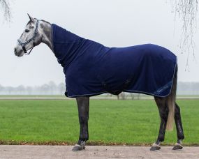 Fleece rug Brilliance with neck Blueberry 215