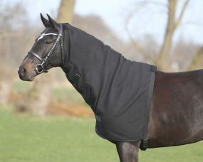 Loose fleece neck part Black L