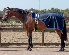 Lunging rug Florence Navy S