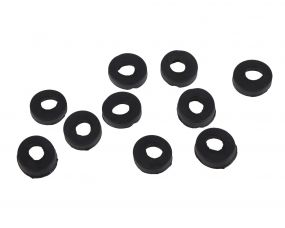 Rubber rings for blanket closure Black 10pcs