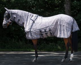Anti-fly sheet collection with neck and hood Almond 215