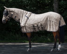 Anti-fly sheet collection with neck and hood Almond 175