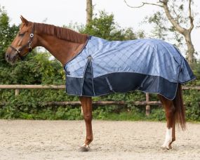 Turnout rug collection fleece  lining Country blue 215