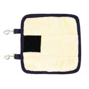Chest extender quick release fake fur Navy