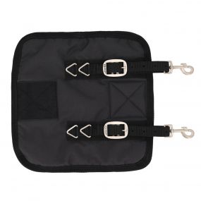 Chest extender quick release fake fur Black