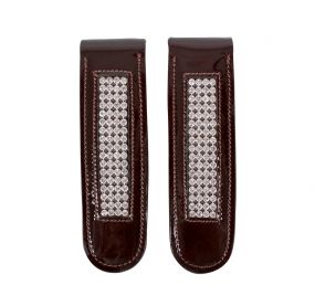 Boot clip Madelon Brown/silver