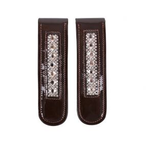 Boot clip Sharina Brown/silver