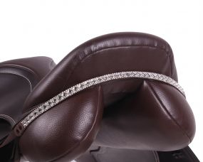 Saddle jewel Sharina Brown/silver Full