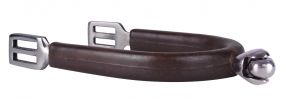 Spurs with roller with rubber Stainless steel Brown 20mm