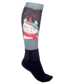 Knee stockings Cheery Winter unicorn 36-40