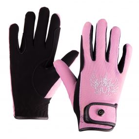 Glove Veerle mesh Desert rose XXS