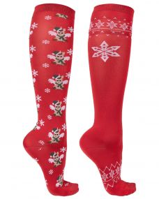 Knee stockings Merry Christmas (2-pack) Red 39-42