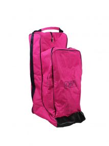 Combi boots-helmet bag Fuchsia/navy