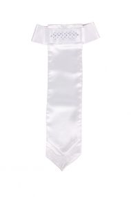 Stock tie Sparkle White M