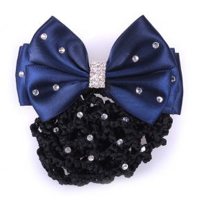 Hair bow Chique Black/navy