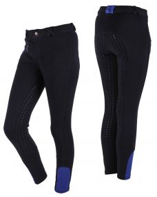 Breeches Junior full grip Black 176