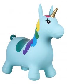 Jumpy unicorn Light blue