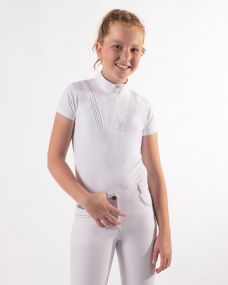 Competitionshirt Riva Junior White 176