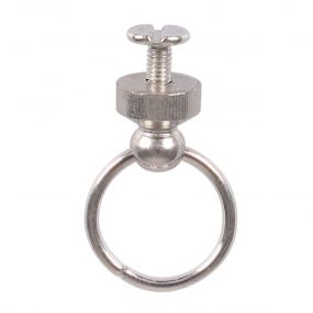 Attachment system for bridle charms Silver