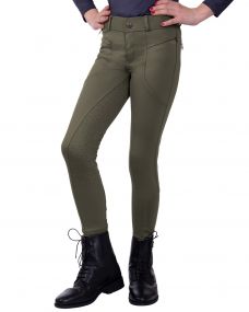 Breeches Monica Junior full grip Olive 176
