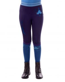 Riding tights Yazz Junior full grip Navy 152