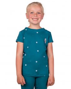 Sport shirt Thunderbolt junior Deep Lagoon 152