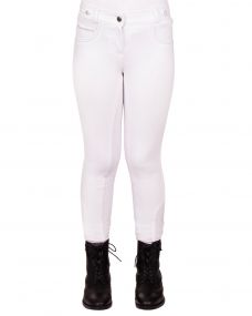 Breeches Adalyn Junior full grip White 176