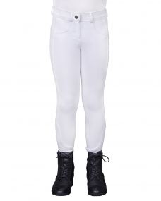 Breeches Kae Junior knee grip White 176