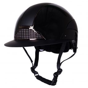 Safety helmet Miami polo visor Black 59-61