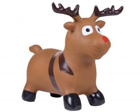 Jumpy Christmas reindeer Brown