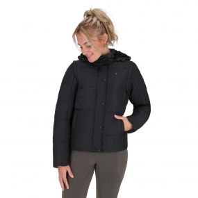 Winterjacket Rayah with detachable sleeves Black 48