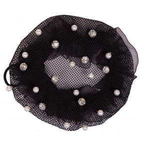 Hair net Twinkle Black/silver